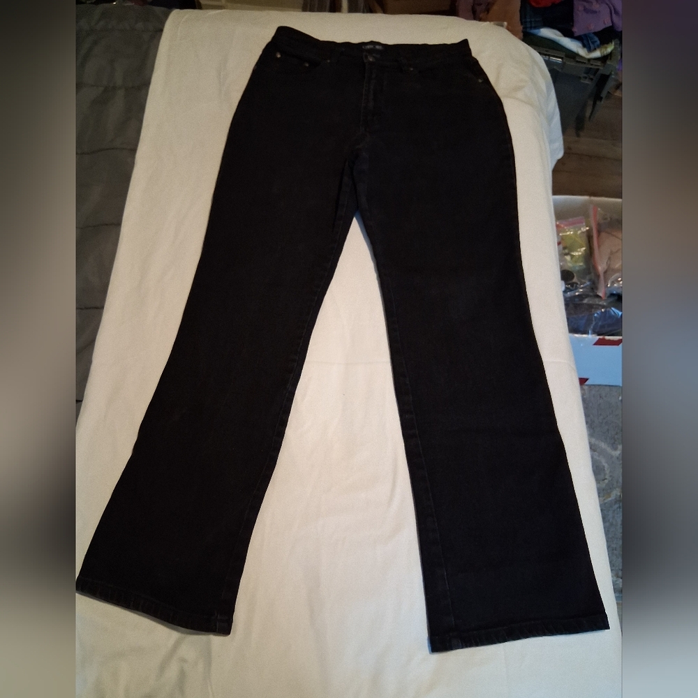 Cherokee Stretch Womens Black Jeans Size 12